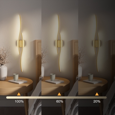 LED室内灯 - HCP063 双色一体半月S型壁灯